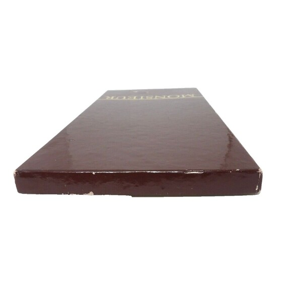 Monsieur NOB Embroidered Mens Fine Handkerchiefs All Cotton Handrolled Vintage W - Picture 8 of 11